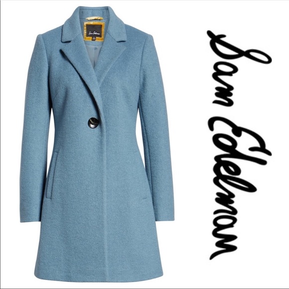 Sam Edelman Blazer Coat/Jacket (Light Blue) - Picture 2 of 5
